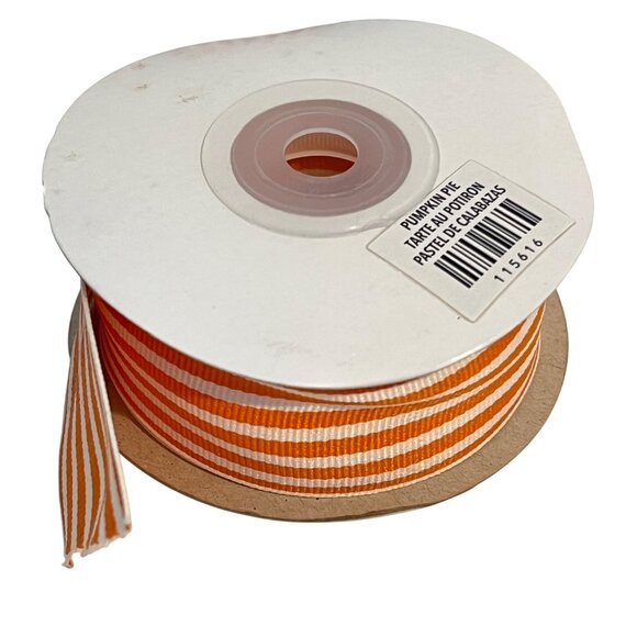 Stampin Up! Grosgrain Ribbon Spool Striped Retired Colors Lot 1 1/4" - Picture 6 of 8